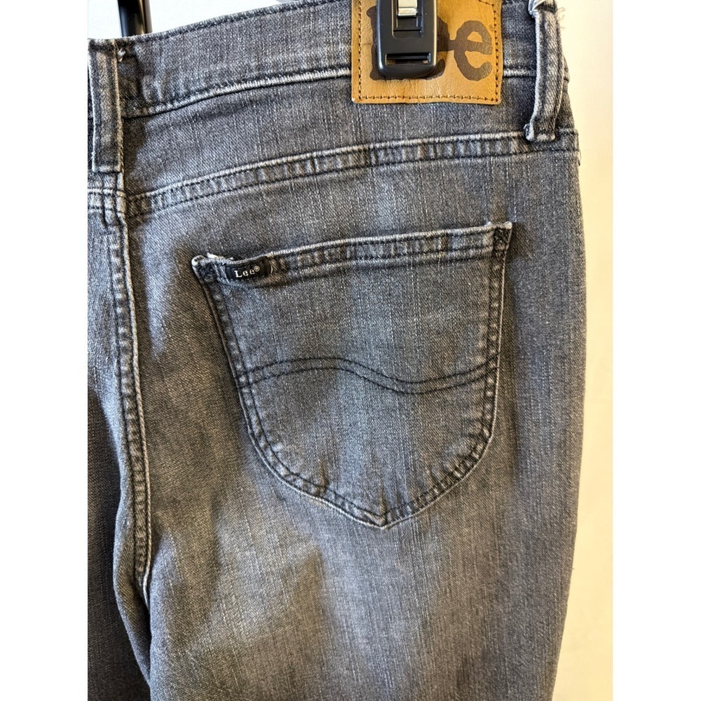Lee Legendary Style Womens Gray Mid Rise Flare Jeans Size 16 Medium NWT - Picture 4 of 4